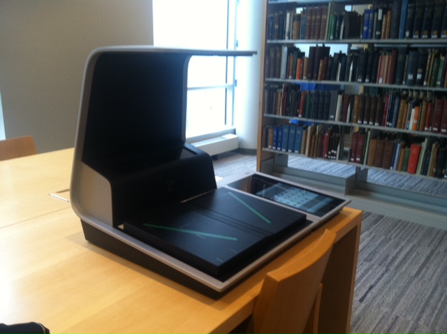 Upright Scanner at Cambridge Public Library